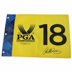 Rory McIlroy Signed 2014 PGA Championship at Valhalla Screen Flag JSA ALOA