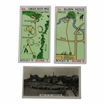 Bobby Jones St. Andrews WD & HO Wills Golf Card w/Two(2) WA & AC Churchman Cards