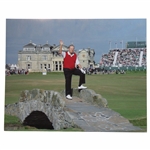 Jack Nicklaus Farewell to The OPEN from the Swilkan Bridge at St Andrews 16x20 Photo 