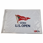 2023 US Open at Los Angeles Country Club White Embroidered Flag - New in Packaging