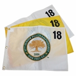 Three (3) Senior PGA Flags: 2005 (2x) & 2006