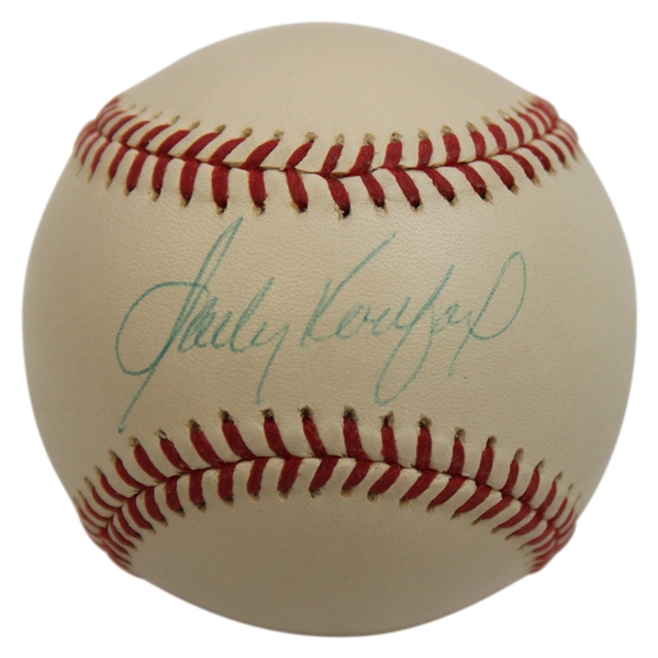 Sandy Koufax Signed Rawlings Official Major League Baseball JSA ALOA