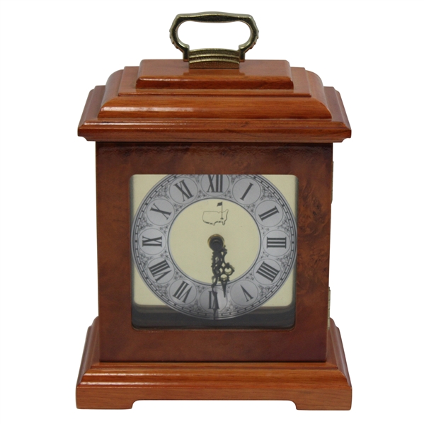 2013 Augusta National Golf Club Ltd Ed Employee Masters Gift Burlwood Clock