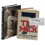 Mickey Mantle Signed Book with other Mantle Book JSA ALOA