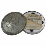 1929 Bobby Jones Kodak Cinegraph 16mm Slow Motion Analasys Golf Film in Original Tin Case