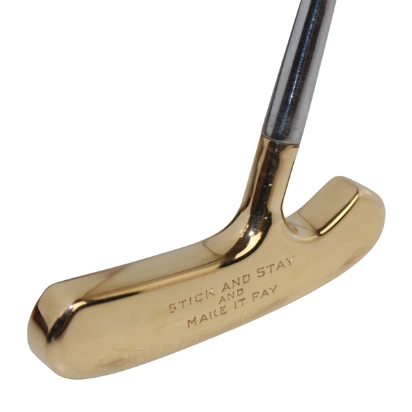 Rare c.1950s Solid 14kt Yellow Gold Tiffany & Co Putter - Weighs Approx. 458 grams - M.S. Rau