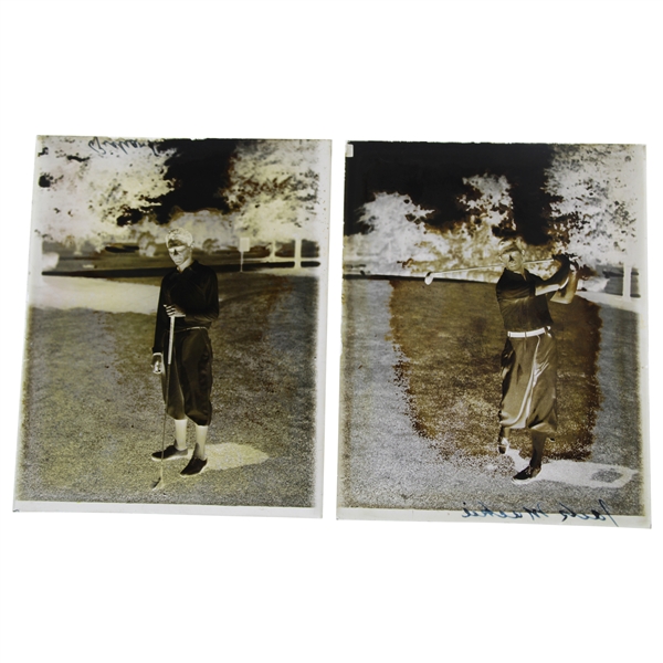 Two (2) Vintage Glass Negative Plates - Action Shot & Pose