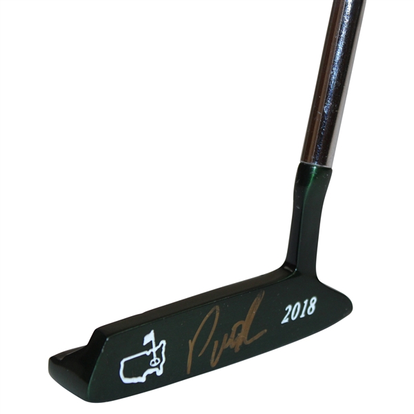 Patrick Reed Signed 2018 Masters Tournament Commemorative Green Mini-Putter JSA ALOA