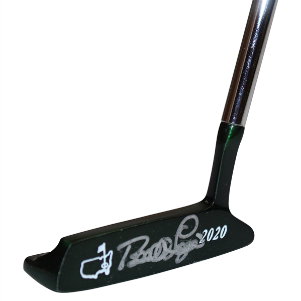 Bernhard Langer Signed 2020 Masters Tournament Commemorative Green Mini-Putter JSA ALOA