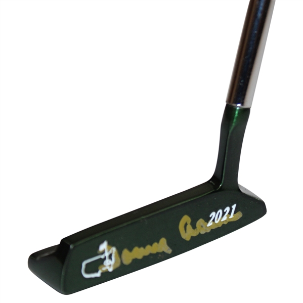 Tommy Aaron Signed 2020 Masters Tournament Commemorative Green Mini-Putter JSA ALOA