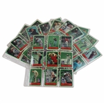 Complete Signed Full Set of 1982 Donruss PGA Tour Pro Set Cards - Nicklaus Rookie JSA ALOA