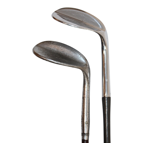 Two (2) Sand Wedges Wilson Pro Wedges From 1930s Non Original Grips