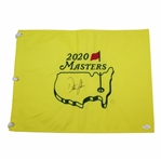 Dustin Johnson Signed 2020 Masters Embroidered Flag JSA #Z91678