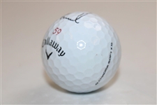 Annika Sorenstam Signed Callaway '59' Logo Golf Ball JSA ALOA