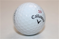 Annika Sorenstam Signed Callaway '59' Logo Golf Ball JSA ALOA
