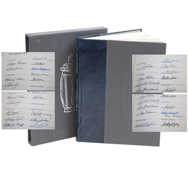 Thirty-One (31) Signed 1993 Limited Edition 95/398 Texas Golf Legends Book JSA ALOA