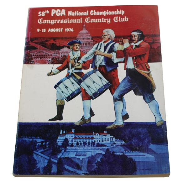 1976 PGA Championship at Congressional Country Club Program - Dave Stockton Winner