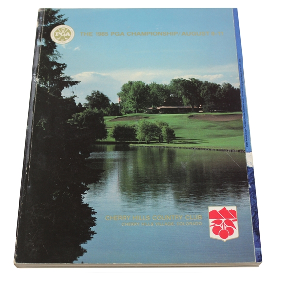 1985 PGA Championship at Cherry Hills Country Club Program - Hubert Green Winner