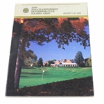 1986 PGA Championship at Inverness Club Program - Bob Tway Winner