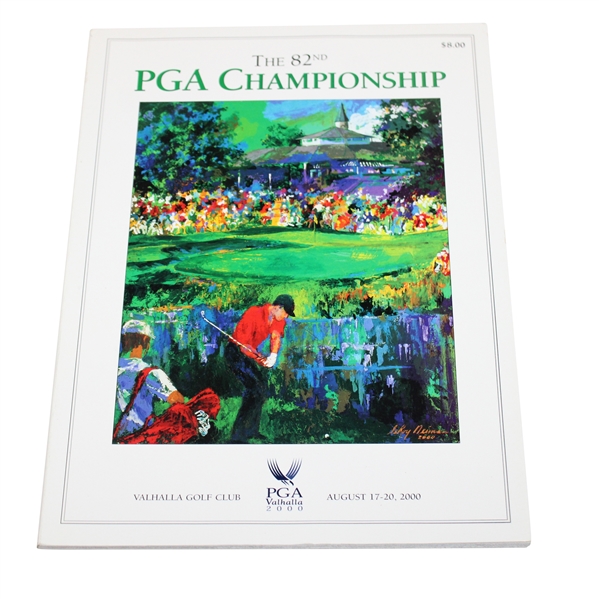 2000 PGA Championship at Valhalla Golf Club Program - Tiger Woods Winner