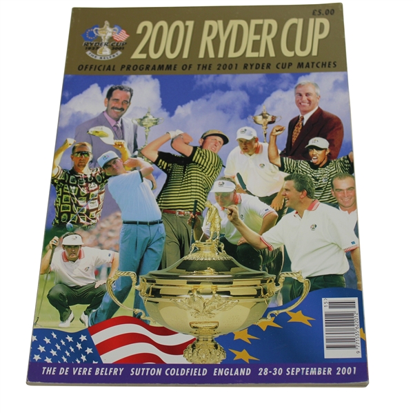 2001 Ryder Cup at The Belfry Official Program