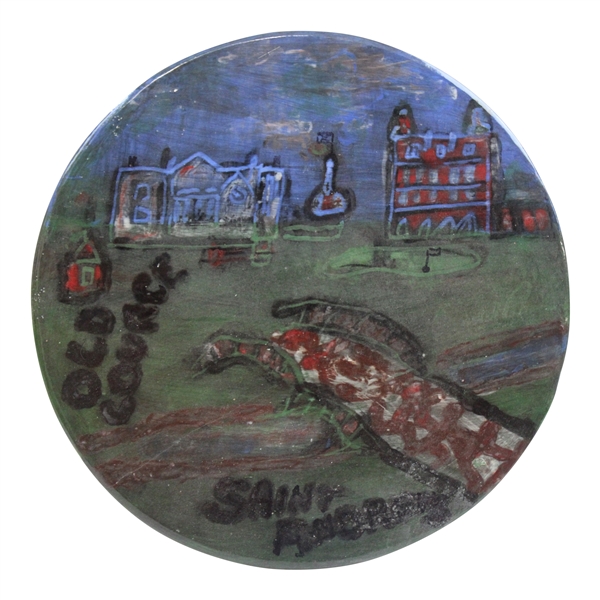 St. Andrews Old Course Hand Painted Ceramic Tray/Bowl