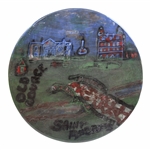 St. Andrews Old Course Hand Painted Ceramic Tray/Bowl