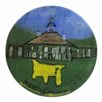 Augusta National Logo & Clubhouse Hand Painted Ceramic Tray/Bowl