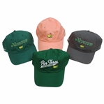 Four (4) 2018 Masters Tournament Various Dated, Par-3 & Large Logo Hats