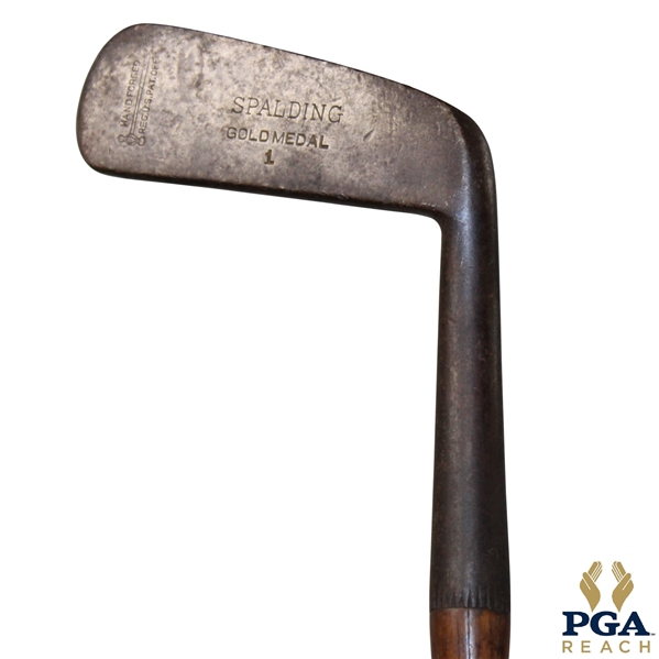 Spalding Gold Medal Hand Forged Putter W/ Shaft Stamp