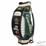 Greg Normans Personal 2009 TaylorMade Season Opener Qantas Black/White/Green Full Size Golf Bag