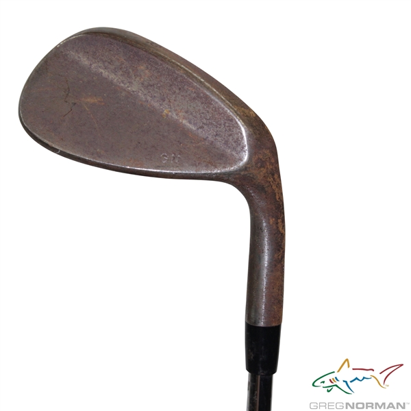 Greg Normans Personal Used Unmarked G.N. 52 Degree Wedge