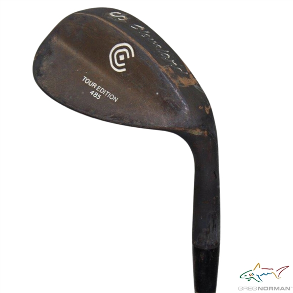 Greg Normans Personal Used Cleveland Golf Tour Edition 485 Sand Wedge