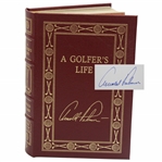 Arnold Palmer Signed 1999 'A Golfers Life' Deluxe Ltd Ed Book #1903/2500 w/Card JSA ALOA