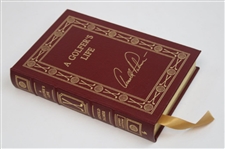 Arnold Palmer Signed 1999 'A Golfers Life' Deluxe Ltd Ed Book #1903/2500 w/Card JSA ALOA