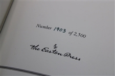 Arnold Palmer Signed 1999 'A Golfers Life' Deluxe Ltd Ed Book #1903/2500 w/Card JSA ALOA