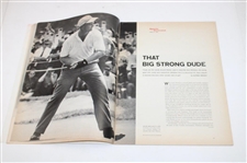 Jack Nicklaus Signed & Personalized 1962 Sports Illustrated Us Open Magazine PSA Letter #U06841