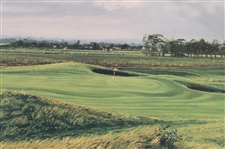 The 17th Hole Royal St. George's Golf Club Limited Edition AP #45/85 Print By Linda Hartough