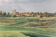 The 17th Hole Royal St. George's Golf Club Limited Edition AP #45/85 Print By Linda Hartough