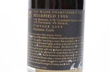 Gary Player Signed 'Muirfield 1959' Ltd Ed Major Champ Series 2003 Wine Bottle JSA ALOA