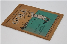 1929 'Golf Manual' Golf Complete Book That Shows You How Manual by R.W. Diehl