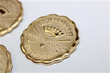Three (3) Titleholders Augusta Georgia Member Badges/Pins in Boxes - Undated
