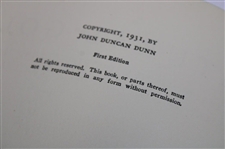 1931 1st Ed 'Natural Golf' Signed By Author John Duncan Dunn