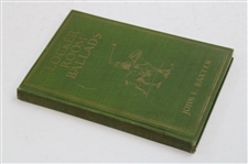 1923 'Locker Room Ballads' Signed By Author John Baxter