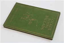 1923 'Locker Room Ballads' Signed By Author John Baxter