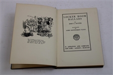 1923 'Locker Room Ballads' Signed By Author John Baxter