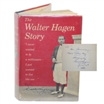 Walter Hagen Signed 1956 The Walter Hagen Story First Printing Book JSA ALOA