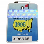 1995 Masters Tournament SERIES Badge #A06626- Ben Crenshaw Win