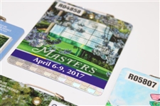2016, 2017, 2018 & 2020 Masters Tournament SERIES Badges - Willett/Sergio/Reed/Johnson