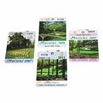 2007, 2008, 2009 & 2011 Masters Tournament SERIES Badges - Johnson/Immelman/Cabrera/Schwartzel